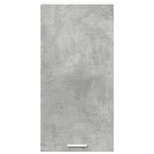 vidaXL Armoire suspendue Gris béton et Blanc 40 x 31 x 80 cm - Gris - Voir 6