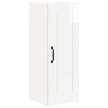 vidaXL Armadio da cucina con étagère Blanc brillante 30 x 31 x 80 cm - Bianco - Visualizzare 2
