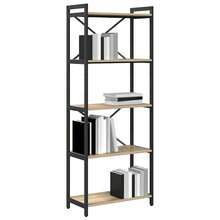 vidaXL Étagère Chêne Sonoma 60 x 30 x 155 cm Bois d'ingénierie - Tabac - Voir 3