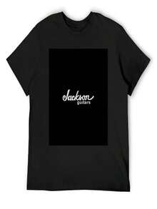 Jackson Guitars Logo Choose Your Size Original Des T-Shirt Anime Plus Sizes Graphic T Shirts Oversizeds Shirts Men - Black16 - 查看 1