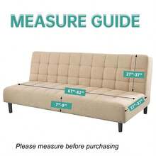 Funda para futn con diseo de Jacquard de Alta Elasticidad, sin Brazos, para sof Cama, Protector Antideslizante para Muebles con Fondo elstico futn, Gris Claro - Grisclarofutn - Ver 5