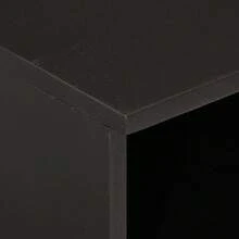 vidaXL Tables de chevet 2 pcs noir 40x33x46 cm bois de manguier solide - Noir - Voir 7