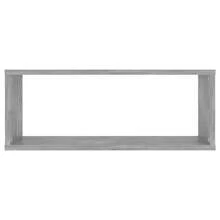vidaXL Cubo mural étagères 6 pcs Gris béton Bois d'ingénierie - Cinza - Ver 5