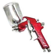 Pistola Gravedad Alta Pulverización Goni 352 Boquilla Herramienta Pintura Automotriz Carpintería Metal Madera Acabado Profesional Taller Doméstico Precisión Atomización Flujo Aire Durabilidad - Rojo - Ver 1