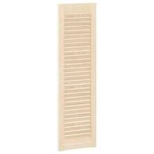 vidaXL Puertas de armario para persiennes 2 unidades 99x29,5 cm pin macizo - Marrón - Ver 8