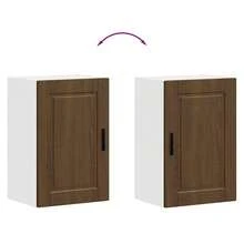 vidaXL Armadio murale da cucina Porto chêne marron bois d'ingénierie - Castano - Visualizzare 9