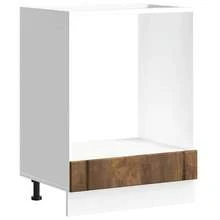 vidaXL Armoire de quatre Lucca chêne fumé bois d'ingénierie - Tabac - Voir 2