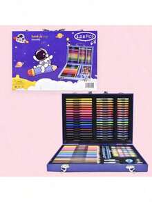 Bộ dụng cụ mỹ thuật học sinh gồm 42/68/86/208 món, bao gồm bút sáp màu và bút chì màu, có thể giặt được (mẫu và màu sắc ngẫu nhiên, không giới hạn ở hình ảnh minh họa), thích hợp cho người mới bắt đầu, quà Giáng sinh, quà tựu trường, quà tốt nghiệp, đồ dùng học tập, quà nhỏ cho tiệc tại nhà. - Nhiều màu - Xem 9