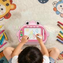 1 Pieza Pizarra MagnéTica De Dibujo Para NiñOs Con Sellos, Pizarra De Escritura Para Garabatear Para NiñOs, Juguete Educativo, Regalo Ideal Para CumpleañOs, Navidad Y Halloween Para NiñOs Y NiñAs, Juguetes De Arte Y Dibujo Para NiñOs, Juguetes Educativos Deportivos, Tableros De Pintura Y Garabatos Para NiñOs, Juguetes Educativos Y De Aprendizaje Para NiñOs Y NiñAs, Sellos MagnéTicos, Suministros Para Tableros De Escritura, Dibujo Para NiñOs, Regalos De CumpleañOs, Halloween, Navidad, Tablero De Dibujo, Tablero MagnéTico, Tableta De Escritura Reutilizable, Tablero De Pintura Y Escritura Para El Aprendizaje Temprano Para NiñOs Y NiñAs De 1 A 6 AñOs, Amigable Para Viajar, Regalo De CumpleañOs (Azul, Rosa, Gris) - Rosa - Ver 6