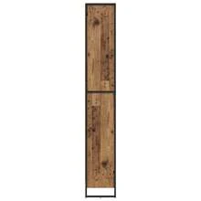 vidaXL Bibliothèque 2 pcs Bois Ancien 80 x 30 x 155 cm - Tabac - Voir 6