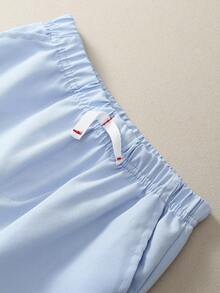 Bộ 3 chiếc quần dài thường ngày màu trơn có dây rút cho bé trai. - Nhiều màu - Xem 5