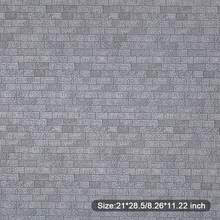 1pc Miniature Dollhouse Wallpaper With Adhesive, Suitable For 1:6 - 1:12 Scale Architectural Models - As Photos - View 8