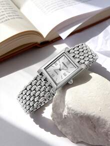 1pc Women's Casual Fashion Versatile Minimalist Quartz Watch, Suitable For Daily Wear - one-size - View 3