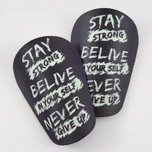 1 par de espinilleras de entrenamiento de fútbol mini, almohadillas de entrenamiento para partidos - reutilizables, cómodas de usar, duraderas - Multicolor - Ver 6