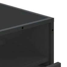 Cassettiera vidaXL nera 70x41x70 cm realizzata in ingegneria - nero - Visualizzare 8