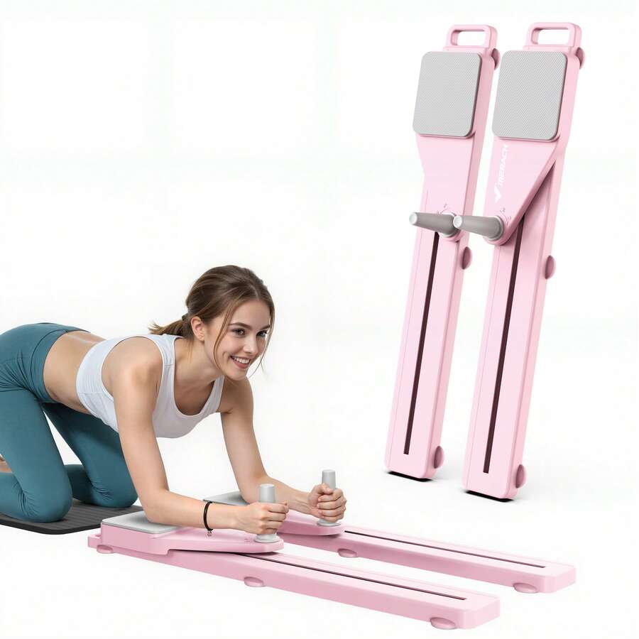 MERACH Pilates Board, Multifunctional Abdominal Plate, Detachable Ab Trainer Machine With Anti-Slip Design, Portable Pilates Reformer For Core Workouts, Home Gym Equipment For Women