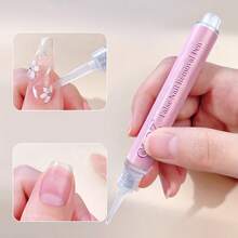 GLOZ 2支装快速卸甲笔，温和不刺激，适用于美甲和凝胶美甲，保护并滋养指甲。 - 無色 - 查看 10
