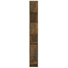vidaXL Bibliothèque/Séparateur de pièce Chêne fumé 60x24x186 cm - Castano - Visualizzare 6