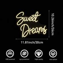 1 Peça Placa de Neon "Sempre e Para Sempre", Luz de Parede a LED USB Alimentada para o Dia dos Namorados, Lâmpada Decorativa para Proposta, Casamento, Data, Quarto, Festa, Decoração de Feriado - luz policromática - Visão 14