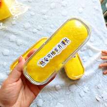 16厘米长奶酪挤压玩具，慢回弹奶油芝士蛋糕挤压玩具，柔软粘手，创意减压小礼物，适合赠送亲朋好友 - 彩色 - 查看 9