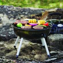 Charcoal Grill, 14.5 Inch Portable Charcoal Grill, Black - Đơn - Xem 3