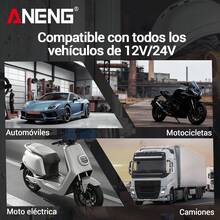 Aneng Bt-172 Battery Testers Industry Electrician Tester Prueba de baterías de vehículos - Gris Oscuro - Ver 3