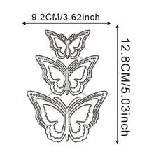 1Pieces Of 3D Butterfly Metal Die Cuts, Spring Flower Butterfly Frame Cutting Die Template For DIY Scrapbooking Decoration, Embossed Paper, And Card Making