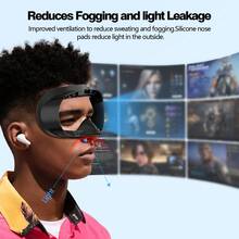 Meta Quest 3S 面罩替换件 - 防汗 PU 泡沫垫，透气设计，提升 VR 舒适度，VR 头显配件 | 符合人体工学的头戴式设备 | 可调节头带，虚拟现实配件