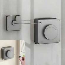 Tendedero Retráctil de 4.2M Cable de Acero Inoxidable Montado en la Pared Elasticidad Ajustable Carga Máxima de 20KG Adecuado para Uso en Interiores y Exteriores Gris - Gris - Ver 6