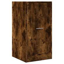 vidaXL Armadio da apothicaire chêne fumé 40x41x77,5 cm in legno metalmeccanico - Castano - Visualizzare 3