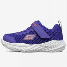 Skechers New Arrival Simple Design Kids Hook And Loop Casual Sports Shoes - Blue - View 4