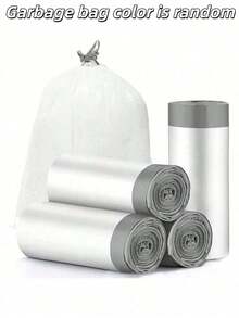 1 Roll Extra Long Kitchen Trash Bags, Emitting Fresh Bahamas Scent, Leak-Proof Technology, Effective Odor Control. This Fragrant Drawstring Trash Bag Features Butterfly Print, Comes With Multiple Drawstring Trash Bags. These Medium Drawstring Trash Bags Are A Must-Have For Christmas And Halloween Family Gatherings, With Tear-Resistant Scented Trash Bag Lining, Suitable For Home, Kitchen, Bathroom Or Office. - 彩色 - 查看 2