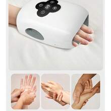 1个无线电动按摩器，USB充电，全方位穴位按摩，3种气囊模式和5档温度设置，情人节和生日的完美礼物，男女皆宜 - 彩色 - 查看 4