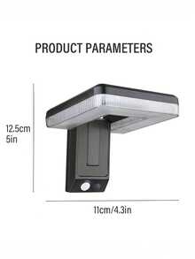 1/2pcs Outdoor Solar Powered Motion Sensor Light - IP65 Waterproof, Super Bright Foldable Safety Lamp, 3 Lighting Modes, 120° Foldable Design, Suitable For Garden/Front Door/Yard And Commercial Lighting - white light - View 11