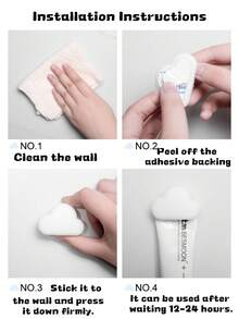 1/3/6/10个装日式牙膏夹 - 免钻孔壁挂式牙膏挤压器及收纳工具，洗脸盆壁钩，浴室置物架 - 白色 - 查看 9