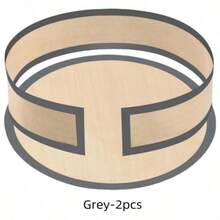 2 片装可重复使用不粘硅胶烘焙垫 - 耐热，防止蛋糕粘连，非常适合制作饼干、马卡龙和面包 - 彩色 - 查看 15