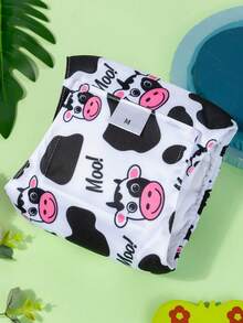 Bộ 3 miếng lót vệ sinh cho chó, siêu thấm hút, có thể giặt được, dành cho chó đực, có in hình. - Nhiều màu - Xem 2