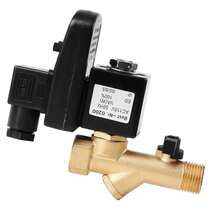 Válvula Dren Solenoide Automática 110v 1/2 - Negro - Ver 2