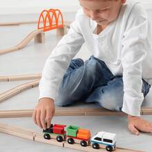 IKEA LILLABO Tetra Pak Educational Train: Open-Ended Role-Playing Game Supporting Multiplayer Interaction; Fosters Social Cooperation And Sharing Awareness; Suitable For Ages 3+; Available In Multiple Colors. - Multicolor - View 3