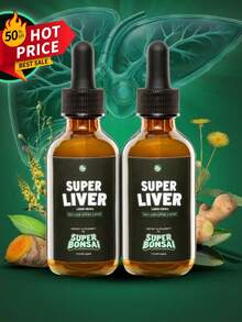 SuperBonsai Super Liver -Natural Ingredientswith Milk Thistle And Dandelion Root - Daily LiverSupport And Detox -GMO Free, Gluten Free, Vegan - 2 chai - Xem 5