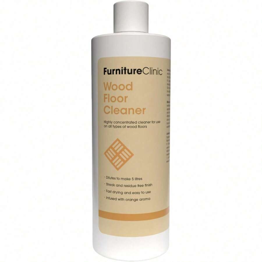 Furniture Clinic Wood Floor Cleaner | Dilutes To 170 FL Oz | Cleaning Concentrate | Formulated For Hardwood And Engineered Wooden Flooring | Quick-Drying With Orange Oil - 木地板清潔劑 - 查看 1