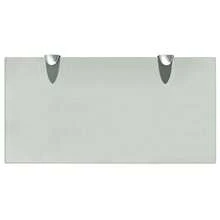vidaXL Murales Étagères 2 pz Verre 40 x 20 cm 8 mm - Bianco - Visualizzare 4