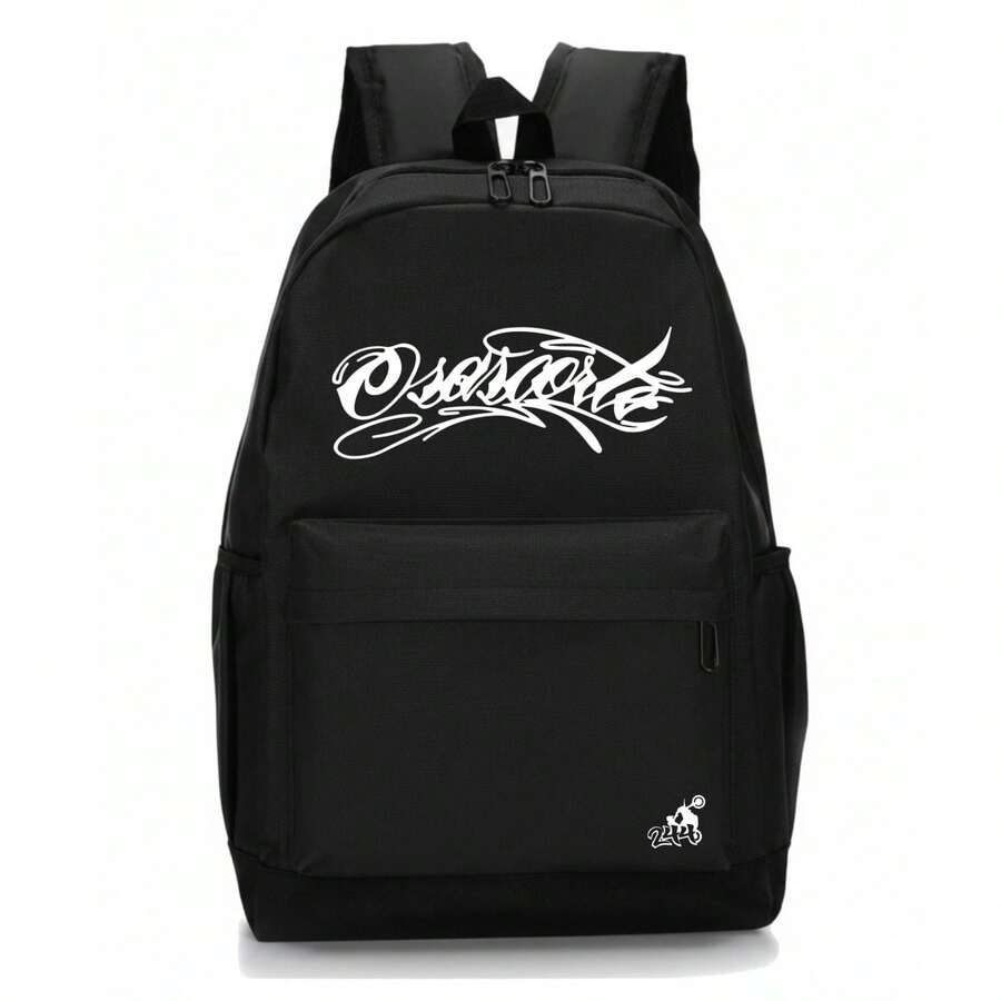 Osascorte Streetwear Mandrake Backpack - Reinforced For School And Casual Use - màu đen - Xem 1