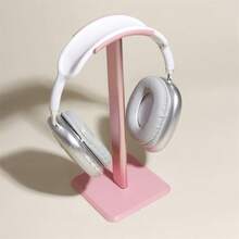 1 件优质铝合金支架耳机支架 - 时尚游戏和办公室耳机架，坚固的底座，节省空间的设计，适合在游戏室和工作区展示耳机，适用于办公室、宿舍和家庭使用的耳机配件耳机支架