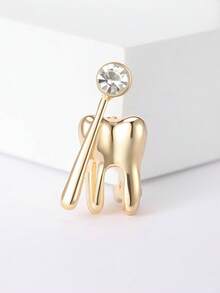 Luxury Glossy Teeth Brooches - Creative Pins For Women Unisex Casual Party Jewelry Accessories / Friends Gifts Badges Decoration - Teeth - View 8