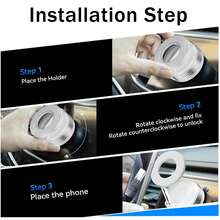 EIGIIS 1pc Rotatable Car Vacuum Suction Cup Phone Holder, Extendable, Foldable, And 360° Rotatable Magnetic Phone Mount - Multicolor - View 7