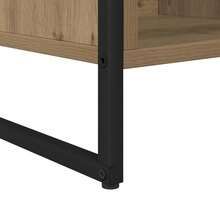 vidaXL Bibliothèque Chêne artisan 68 x 30 x 108,5 cm Bois d'ingénierie - Tabac - Voir 10