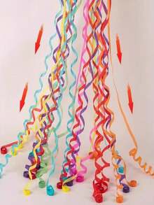 Throw Confetti Streamers With Pull Rings, No Mess Spider Web, Wedding Birthday Party Atmosphere Prop Fireworks - Multicolor - View 7