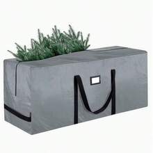 1pc Christmas Tree Storage Bag - Heavy Duty Large Capacity Organizer Bag, Suitable For 7.5/9ft Artificial Christmas Tree, With Durable Reinforced Handles And Double Zippers - Waterproof Material, Dust-Proof, Moisture-Proof, Insect-Proof. - Green - View 15
