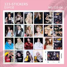 Members JENNIE, JISOO, LISA, ROSE "DEADLINE" World Tour Merchandise Photo Card Set - Handmade Photo Album Kit, KPOP Birthday Gift Exchange Cards, With Collection Display Box, Bookmark Set, Valentine's Day Gift, Small Gifts, Fan Support Cards - Multicolor - View 38